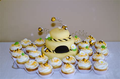 Although a birthday cake originally, this cake can also be perfect for a little girl's baby shower party. Sweetly Yours Cakes: Baby Bee Themed Baby Shower Cake ...