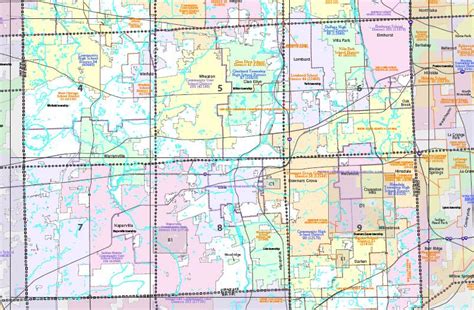 Dupage County Map Boundaries Cities And Towns Map