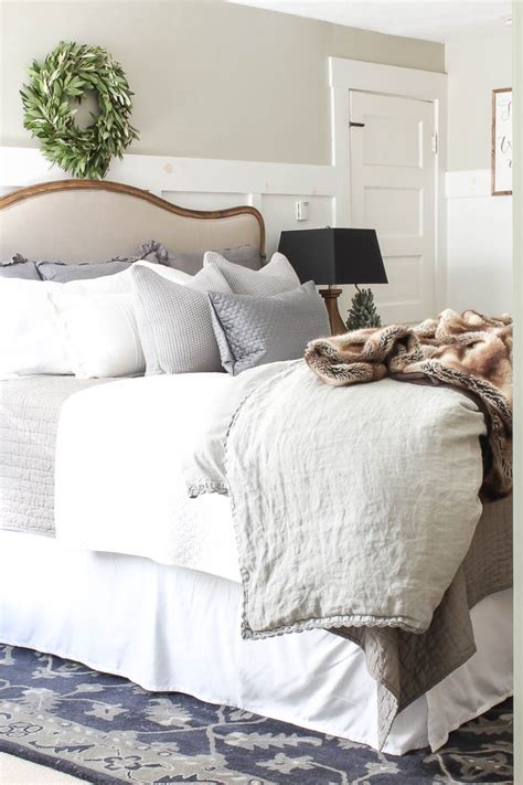 6 sand the drywall putty then paint the walls. Farmhouse Bedroom Makeover Details - Rooms For Rent blog