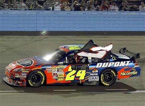 Nascar cup series johnson goes when chad goes and i don't want to see that either but he will at least retire without any unfilled potential. Gordon's tribute to dale | Nascar race cars, Jeff gordon ...