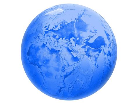 Blue World Globe Stock Illustration Illustration Of Geography 2415882