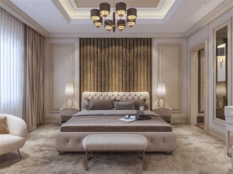 Neo Classic Master Bedroom Interior Design Behance