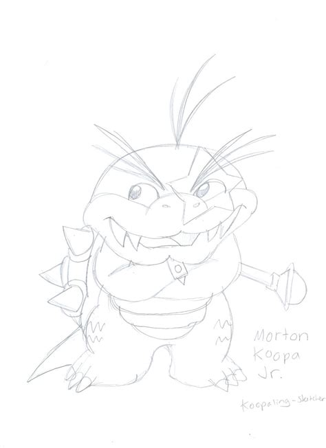 Morton Koopa Jr Sketch By Koopaling Sketcher On DeviantArt