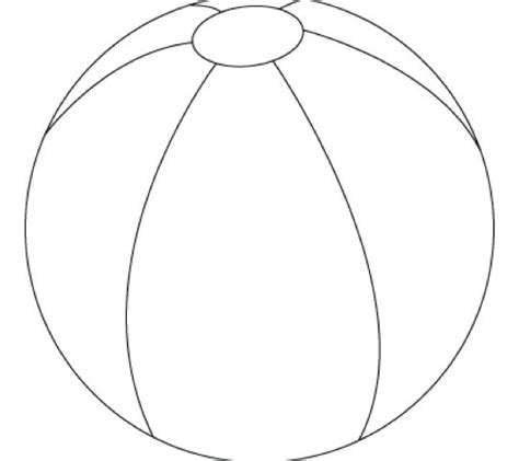Printable beach ball coloring page. Beach Ball Coloring Pages - Cliparts.co
