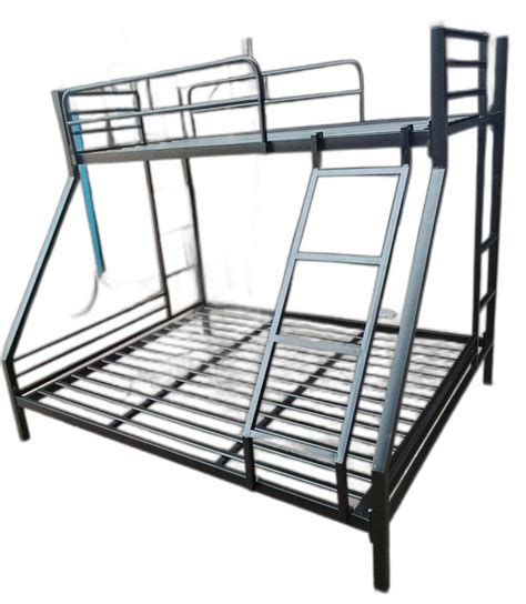 Double Iron Metal Bunk Bed 2 Seater Without Storage Suitable For
