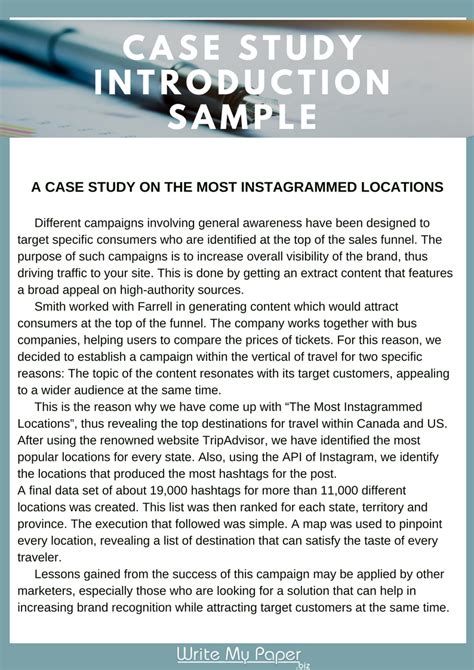 Sample case study paper on project management. Example of a case study paper in education