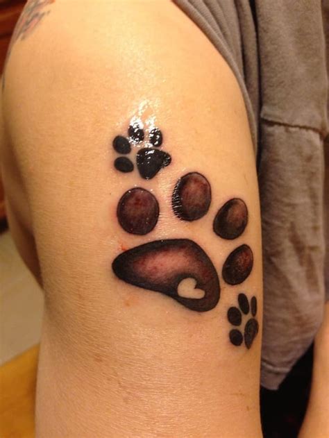 40 Amazing Dog Paw Tattoo Design Ideas