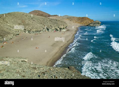 Cabo De Gata Nijar Natural Park Monsul Beach Almeria Spain Stock Photo Alamy