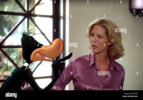 Looney Tunes Back In Action Daffy Duck Jenna Elfman Date 2003 Stock