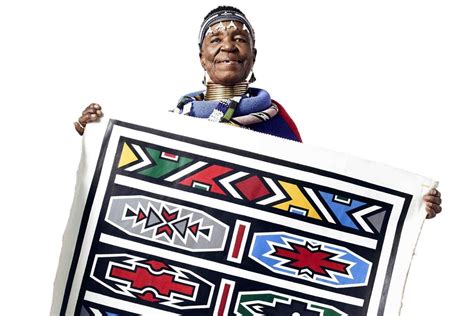 Leading South African Artist Esther Mahlangu Is On A Mission To Raise
