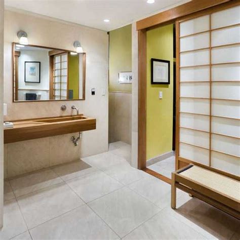 Bathrooms furniture can be limited to a. Elegant Modern Bathroom Design Blending Japanese ...