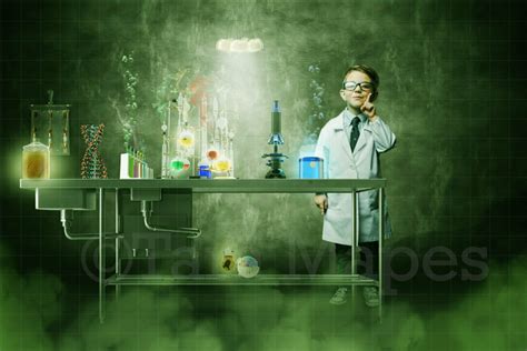 Mad Scientist Science Lab Layered Psd Chemistry Lab Digital