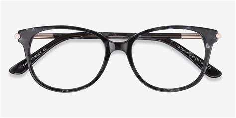 Jasmine Gray Floral Acetate Eyeglass Frames From Eyebuydirect Closed View Prescription Glasses