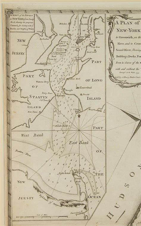 Sold Price John Montresor British 1736 1799 Map Of New York City