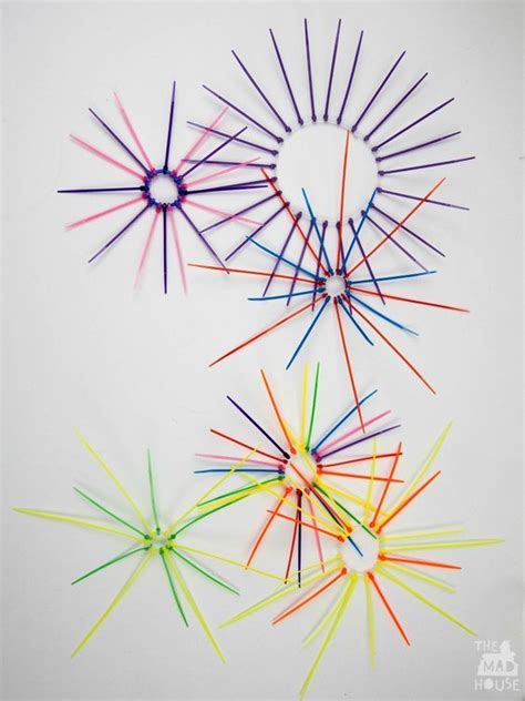 Firework Art Cable Tie Firework Sculptures Mum In The Madhouse