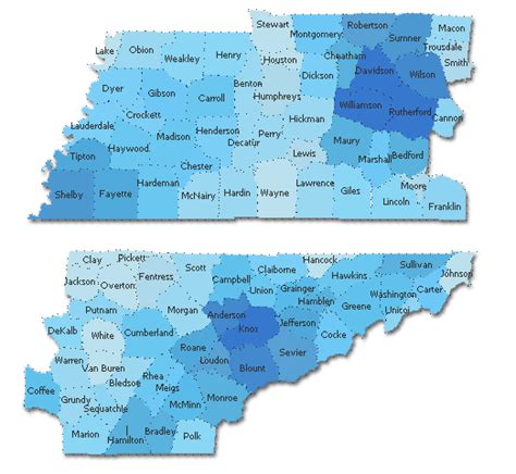 Zip Codes In Tennessee Map World Map