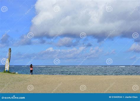 Seashore In Seminyak Bali Stock Photo Image Of Sand 51843934