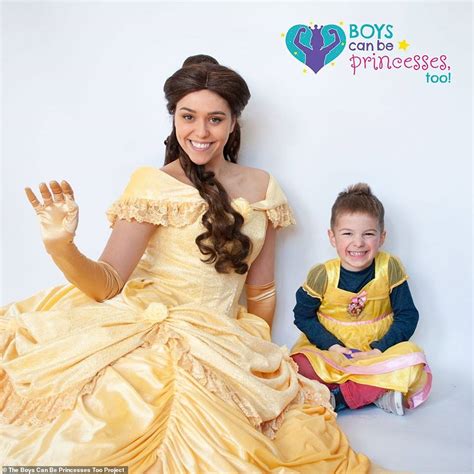 Grinning Boys Dress Up As Disney Princesses For Magical Photo Series