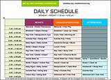 Photos of Create A Daily Schedule