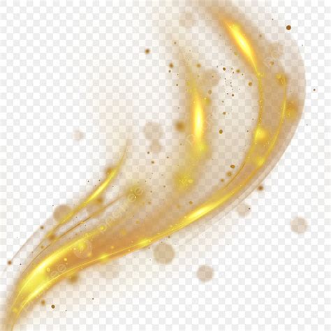 Golden Light Effects Png Image Golden Abstract Light Effect Style