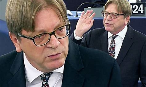 Brexit News Guy Verhofstadt Speaks On Leave Eu With No Deal European