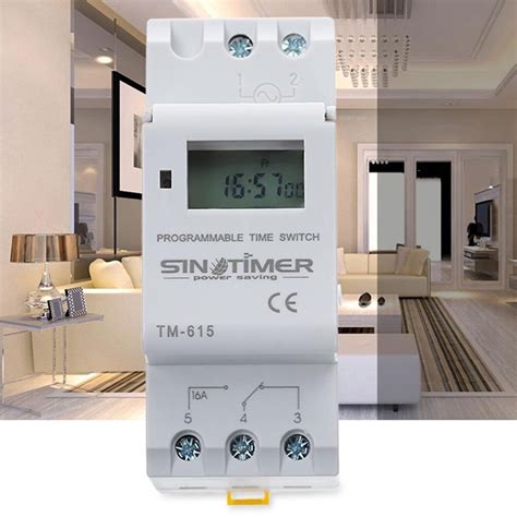 110V LCD Digital Programmable Control Programmable Timer Power Controller-in Timers from Tools ...