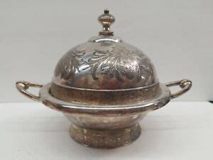 Rogers Bro Triple Plate 53 Silver Plated Butter Dish EBay