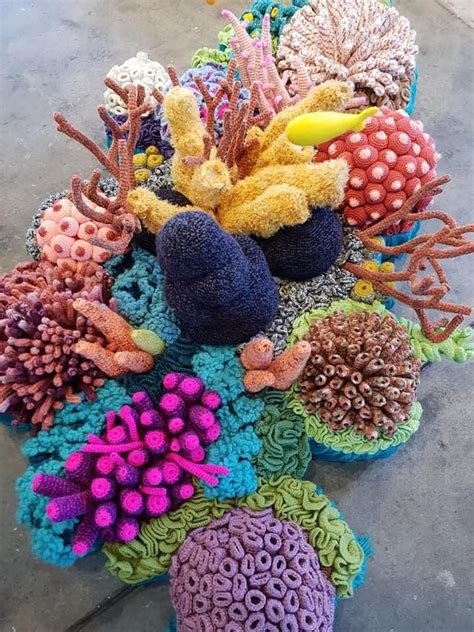 This Coral Reef Was Knitted By Indonesian Artist Mulyana Crochet Fish