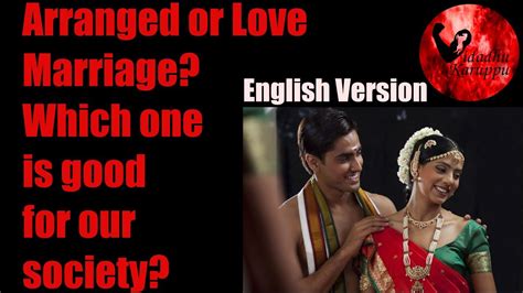 Love Marriage Vs Arranged Marriage English Version Youtube