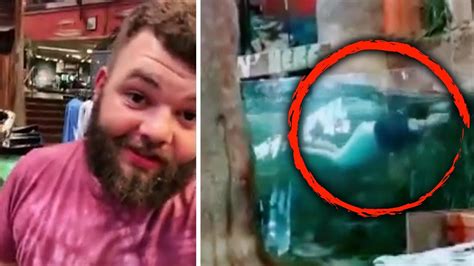 Man Jumps In Bass Pro Shop Fish Tank For TikTok Followers YouTube