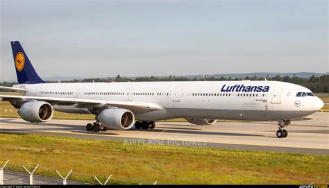 D Aihk Lufthansa Airbus A340 600 At Frankfurt Photo Id 1356294