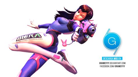 Dva Render Overwatch By Gramcyyy On Deviantart