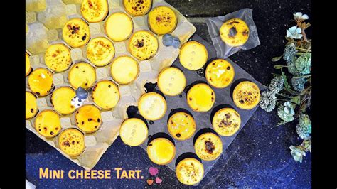 Mini Cheese Tart ชีสทาร์ต ทาร์ตกรอบๆไส้ชีสเยิ้มๆ หอม มัน อร่อย Youtube