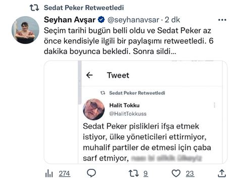 Sedat Peker in Twitter hesabında hareketlilik Önce paylaştı sonra