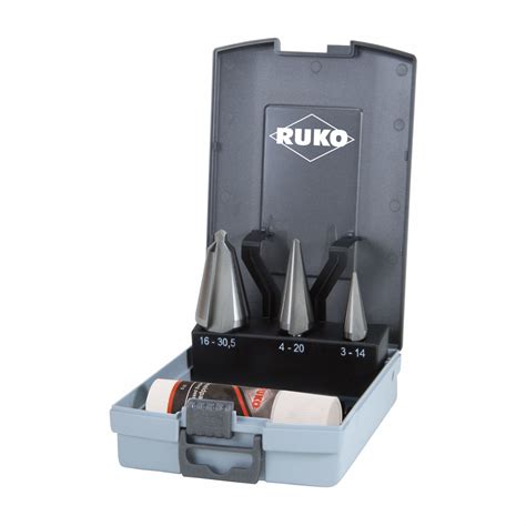 Ruko Tools 6 Hole Sizes 18 In To 1 316 In Tube And Sheet Drill
