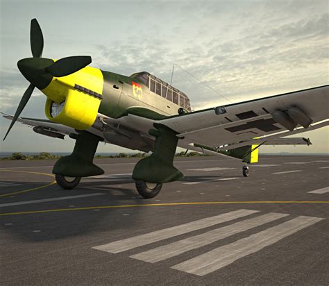 Junkers Ju 87 Stuka 3d Model Download Aircraft On