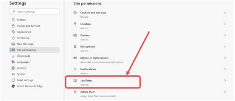 How To Enable Or Disable Javascript In Microsoft Edge Chromium Hot
