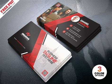Creative Business Card Design Template Download Psd