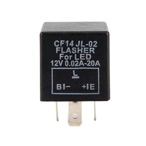 3 Pin CF14 JL 02 EP35 Car LED Flasher Relay Fix Turn Signal Hyper Flash