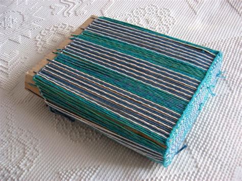 Ruths Weaving Projects Turquoise Hand Bag Part 1