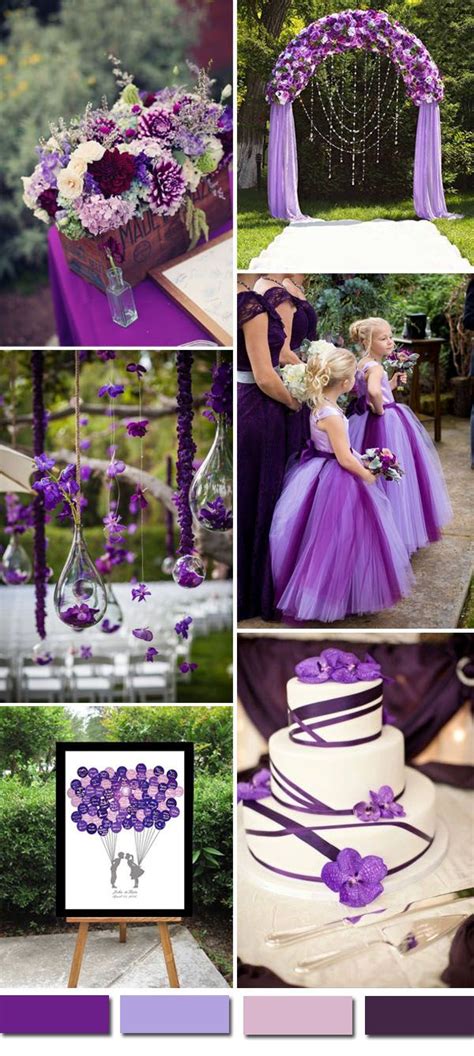 2016 Wedding Color Ideas Gorgeous Purple Wedding Color