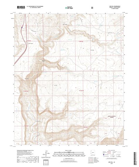 Mytopo Joes Hill Arizona Usgs Quad Topo Map