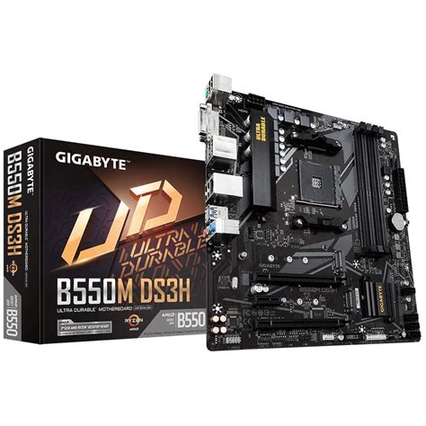 Gigabyte B550m Ds3h Ultra Durable Motherboard With Pure Digital Vrm