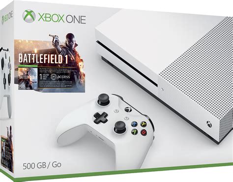 Best Buy Microsoft Xbox One S 500gb Battlefield 1 Console Bundle With