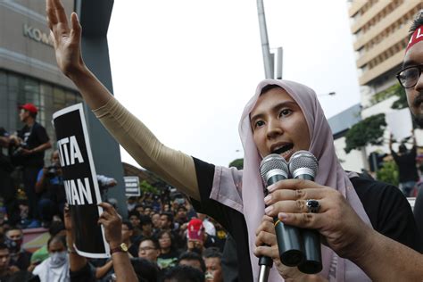 malaysia releases opposition leader s daughter after sedition arrest time