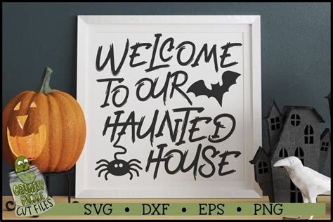 Halloween Welcome Sign Svg