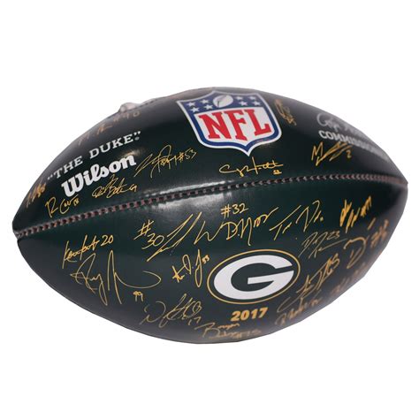 √ Green Bay Packers Autographed Football