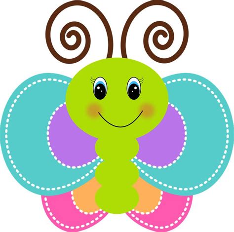 Baby Butterfly Clipart Cute Butterfly Graphics For Kids