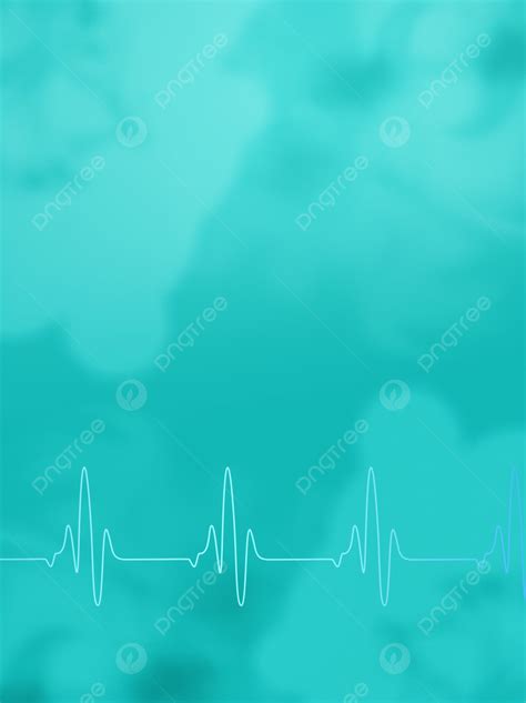 พื้นหลังคลื่นไฟฟ้าหัวใจแพทย์สีฟ้า Polyline วัสดุ ภาพวอลล์เปเปอร์สำหรับ