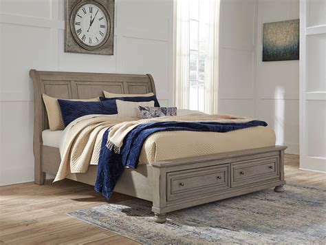 King bedroom sets are ideal for houses with large rooms and vast spaces. Lettner King Storage Bedroom Set | The Furniture Mart